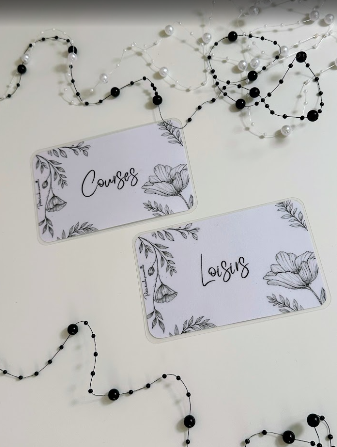 🌿 Collection Floréa – Trackers & Accessoires A6 et A7 personnalisés | Budget & Épargne