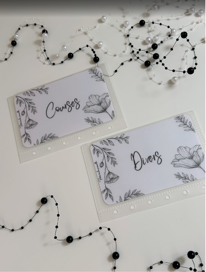 🌿 Collection Floréa – Trackers & Accessoires A6 et A7 personnalisés | Budget & Épargne