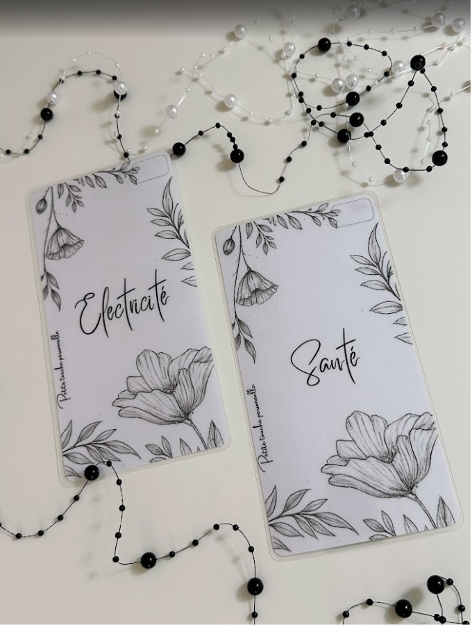 🌿 Collection Floréa – Trackers & Accessoires A6 et A7 personnalisés | Budget & Épargne