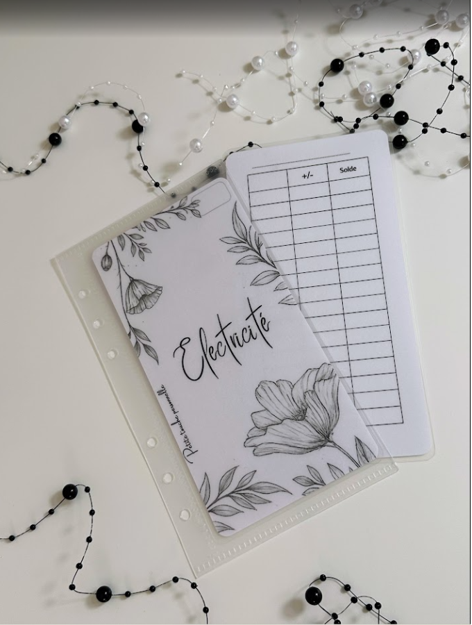 🌿 Collection Floréa – Trackers & Accessoires A6 et A7 personnalisés | Budget & Épargne