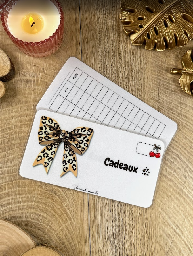 Tracker Budget A6 Personnalisable Léopard Collection Naéla