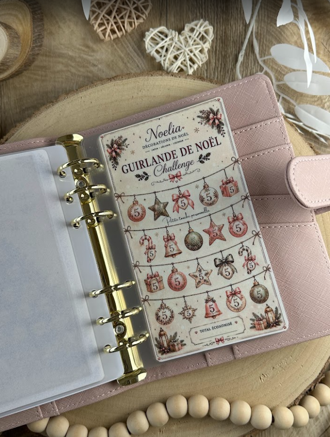 🎄 Guirlande de Noël Challenge - Collection Noélia (2 modèles)