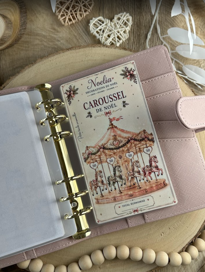 Noelia Challenge 500€ / 1000€ / 1500€| Challenge d’épargne pastel A6 méthode enveloppes
