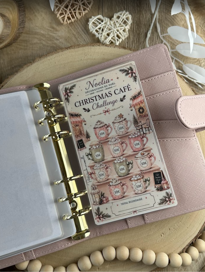Noelia Challenge 500€ / 1000€ / 1500€| Challenge d’épargne pastel A6 méthode enveloppes