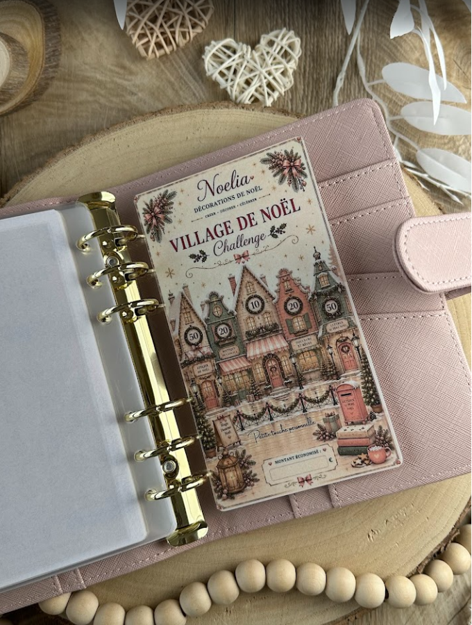 Noelia Challenge 500€ / 1000€ / 1500€| Challenge d’épargne pastel A6 méthode enveloppes