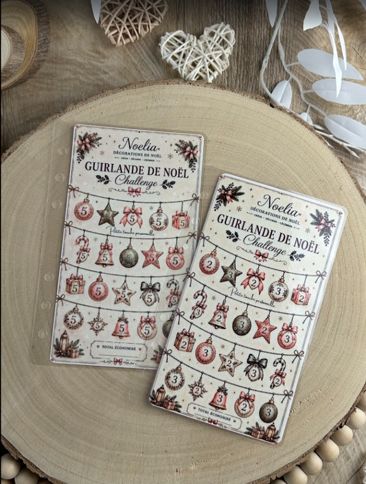 🎄 Guirlande de Noël Challenge - Collection Noélia (2 modèles)