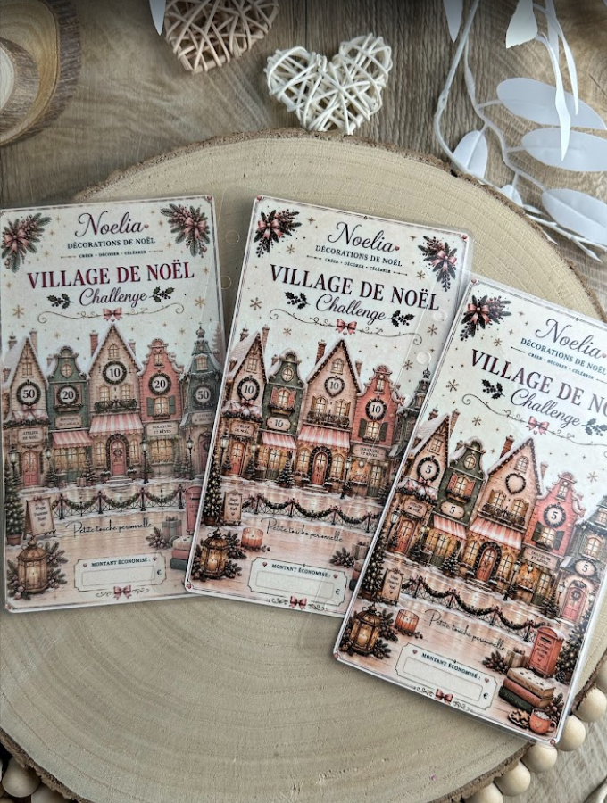 🏘️ Village de Noël Challenge – Collection Noelia (3 modèles)