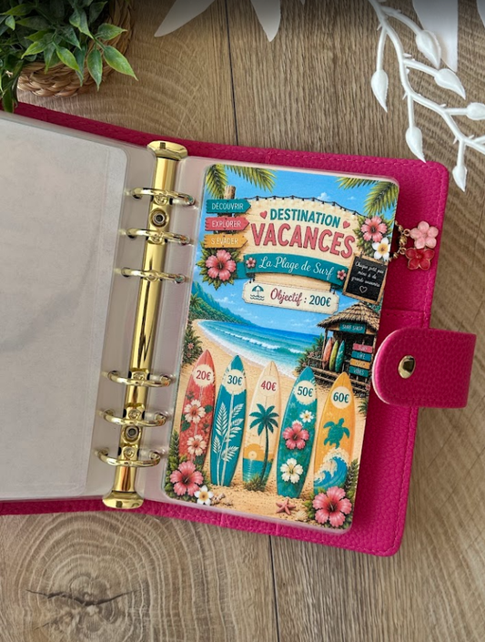 Tracker d'épargne « La Plage de Surf » – Destination Vacances