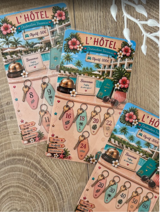 Tracker d'épargne « L'Hôtel » – Destination Vacances
