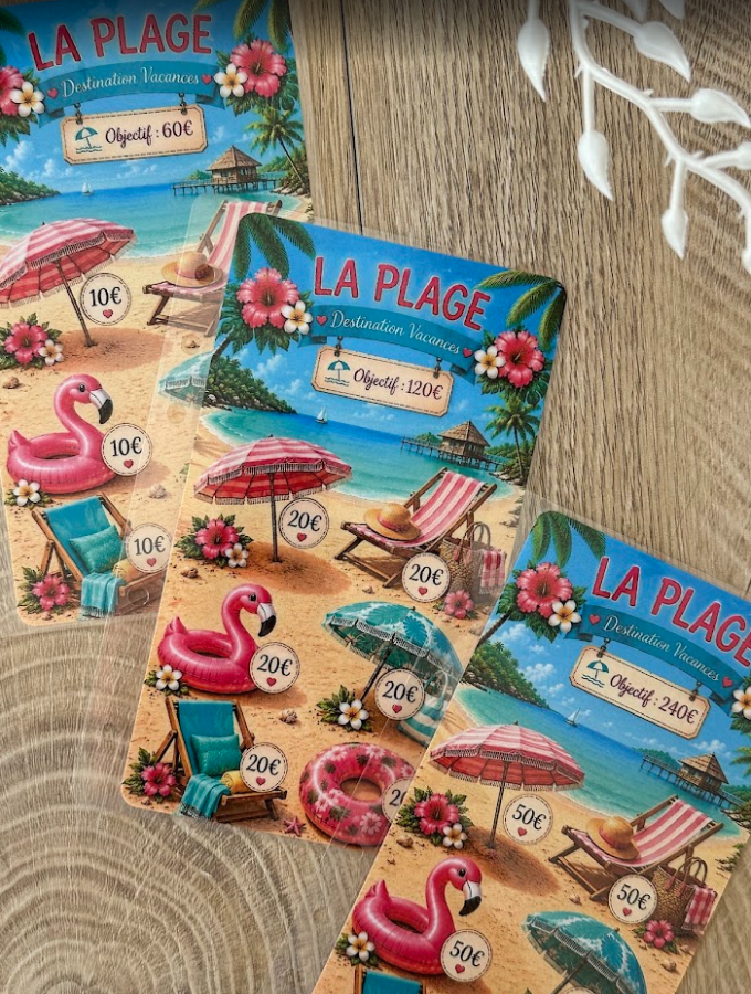 Tracker d'épargne « La Plage » – Destination Vacances