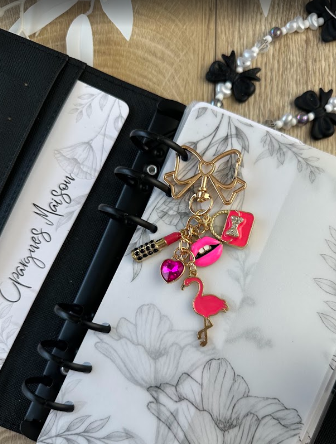Porte-clés « Flamingo » – Bijou de classeur