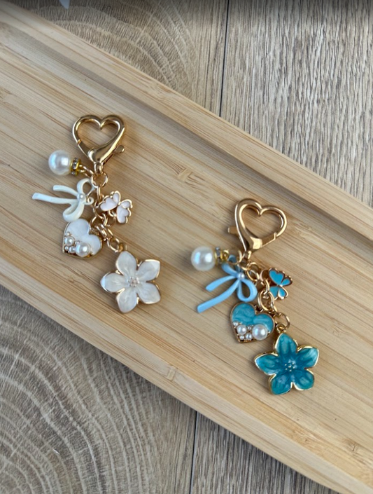 Porte-clés « Fleur Élégance » – Bijou de classeur