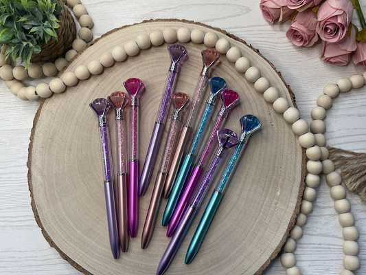 Stylo diamant élégant – Accessoire de bureau